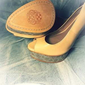 Vince Camuto hide heels